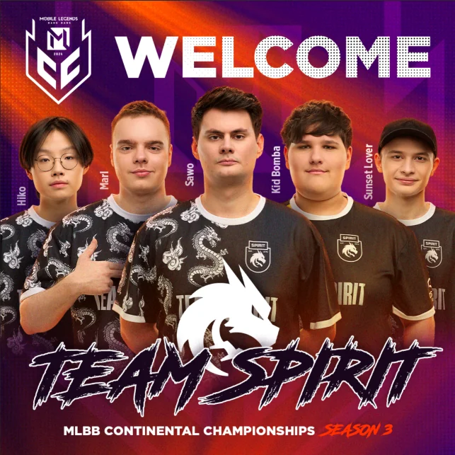 MLBB Continental Championships (MCC) Returns For Season 3, Team Spirit Joins With Ex-Deus Vult Roster