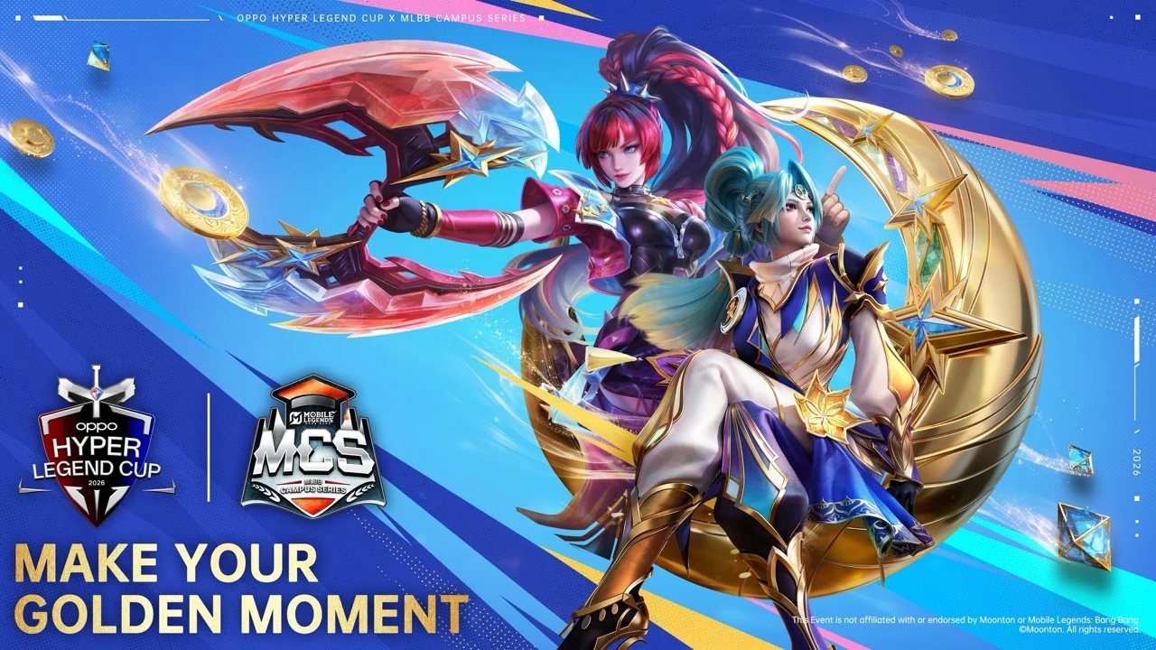 OPPO Hyper Legend Cup x MLBB Campus Series registration officially opens, inviting students across Southeast Asia to make their golden moment
