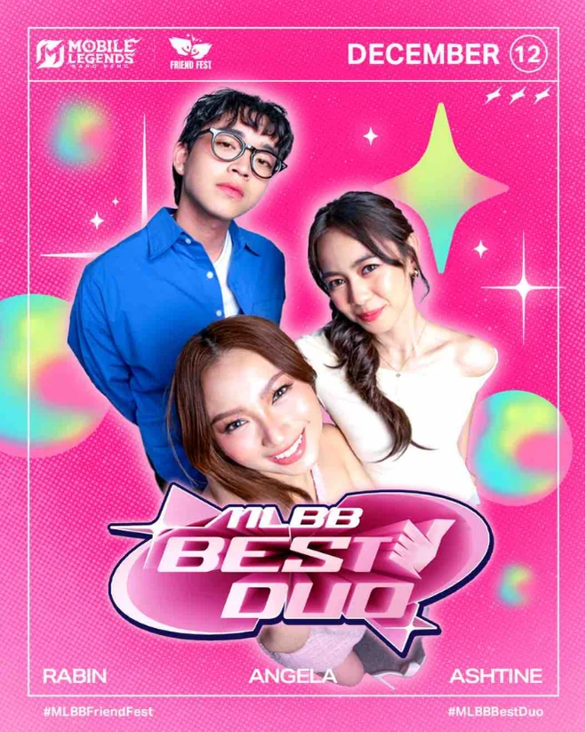 Mobile Legends: Bang Bang Philippines promotes friendship and fun with Rabin, Angela, and Ashtine in the newest Friend Fest Campaign