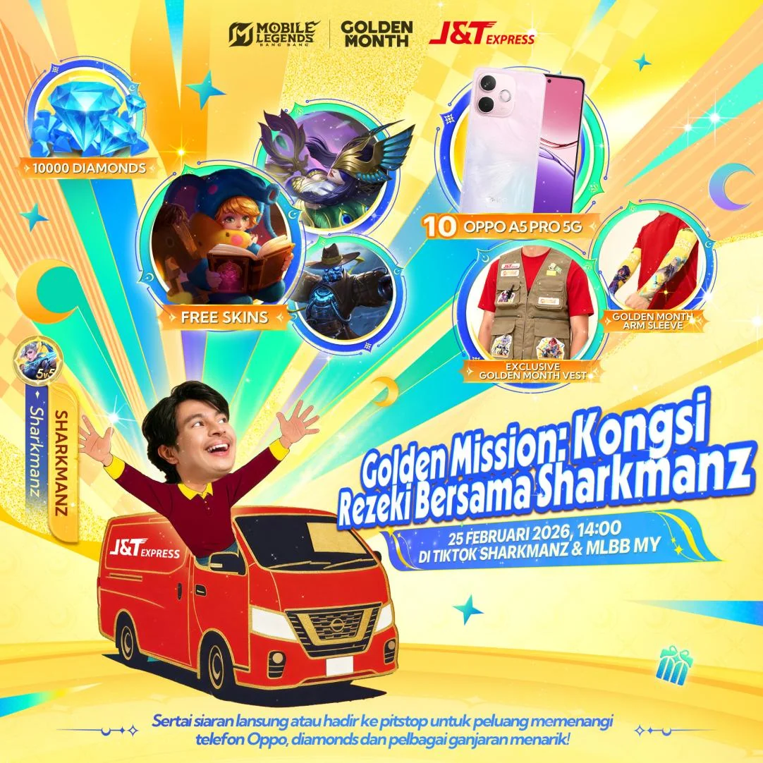 Mobile Legends: Bang Bang Partners with J&T Express Malaysia for Golden Month 2026 Campaign Honouring Fan Loyalty and Community Engagement