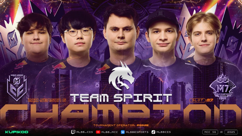 Team Spirit lifts sixth consecutive Mobile Legends: Bang Bang Continental Championships title, makes MLBB Esports history in Season 6