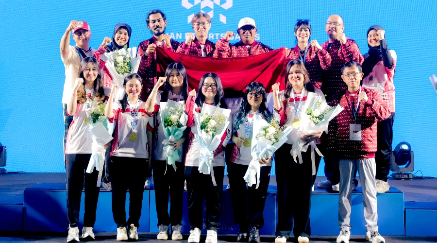 Indonesia's Mobile Legends: Bang Bang team secures first-ever women's event gold medal at the Asian Esports Games