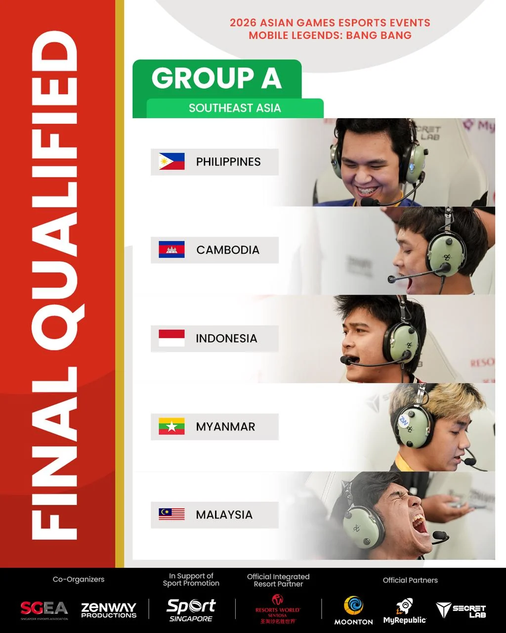 Road to Aichi-Nagoya set as 12 teams qualify for Mobile Legends: Bang Bang's historic 2026 Asian Games debut
