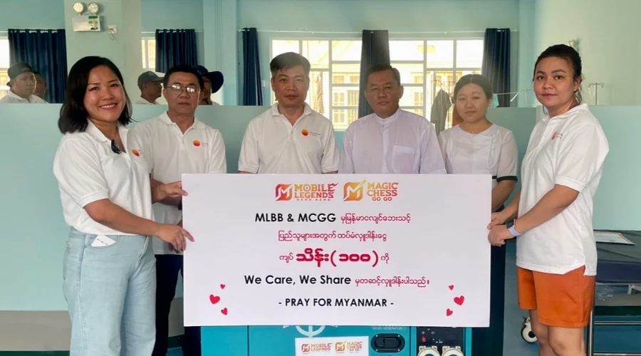 MOONTON Cares provides earthquake relief in Myanmar