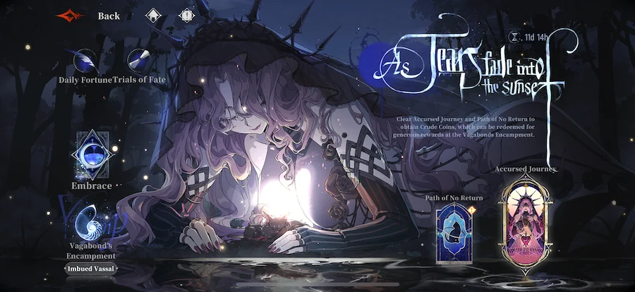 Silver and Blood's Limited Embrace Event "Whispers of the Deep" Unveils Super Special Rare Vassal Jacintha Dalcarlo