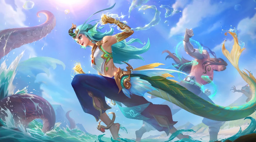 Make a splash as the newest Mobile Legends: Bang Bang hero, Kalea – the proud descendent of the Great Serpent!