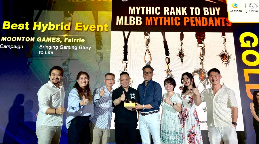 MOONTON Games glitters Gold at The Marketing Events Awards 2025 for breakthrough brand campaign