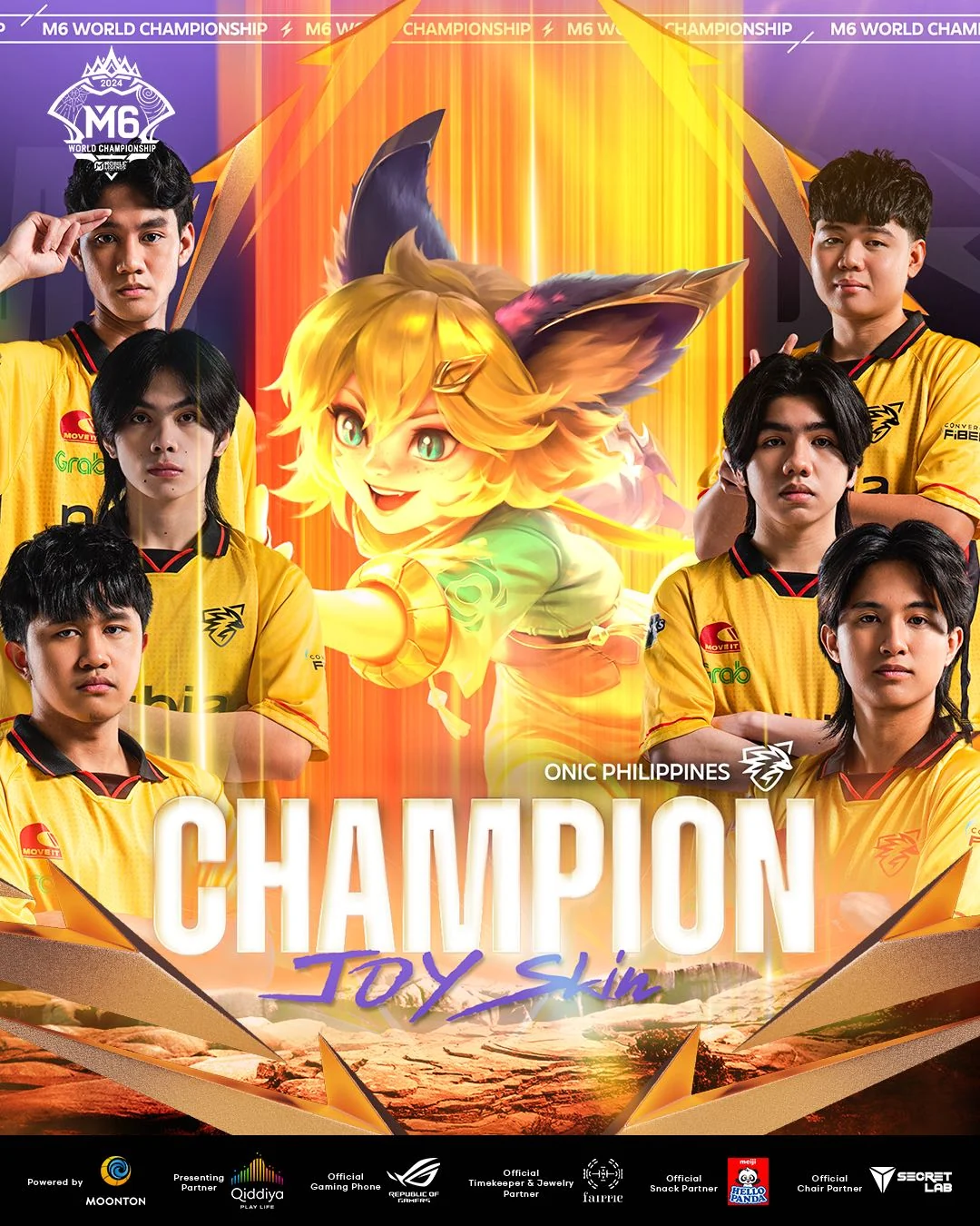 ONIC Philippines has officially chosen Joy for the M6 Champion Skin