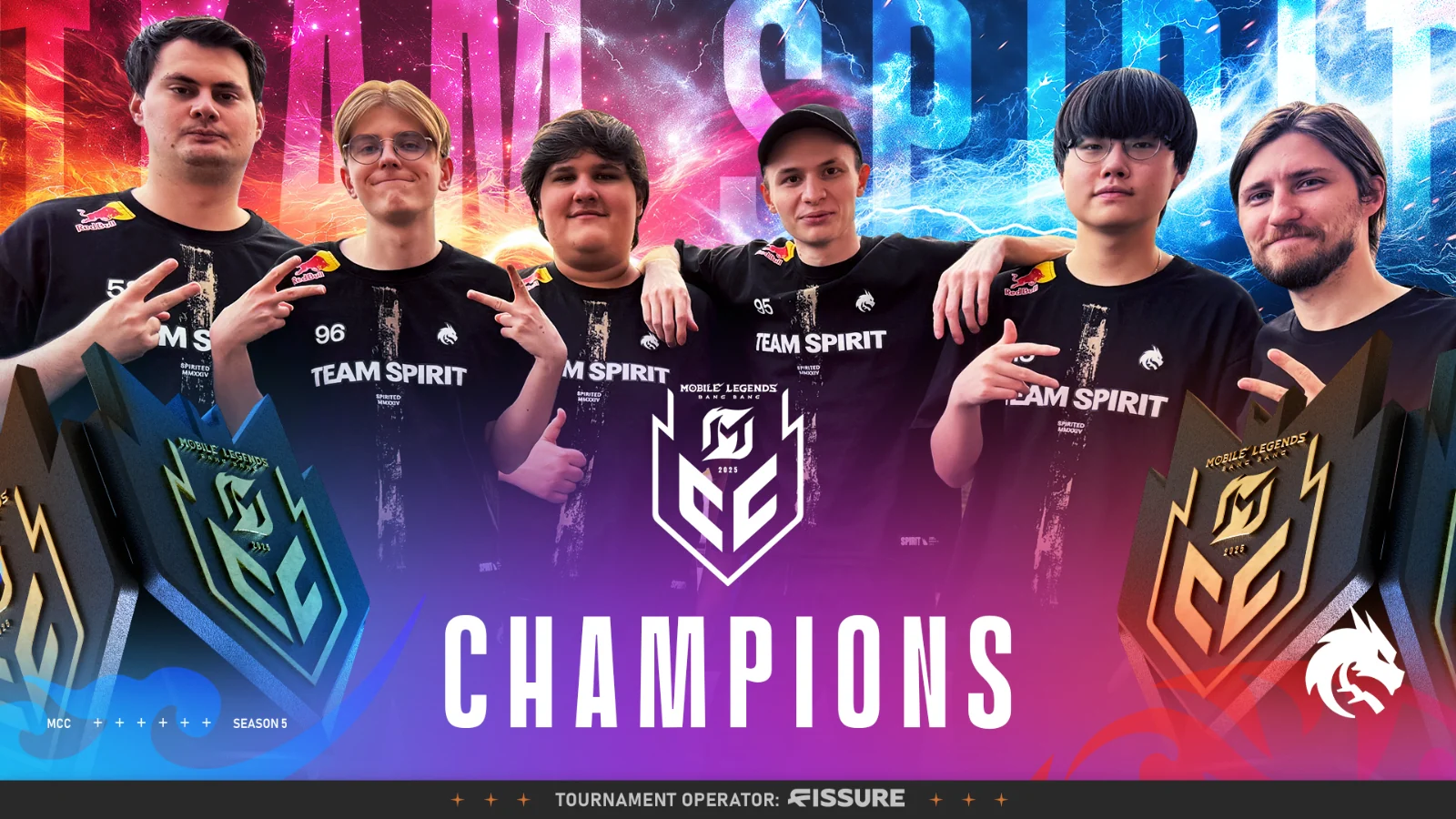 Team Spirit defend fifth MLBB Continental Championship crown—eye second world title at Mid Season Cup at 2025 Esports World Cup