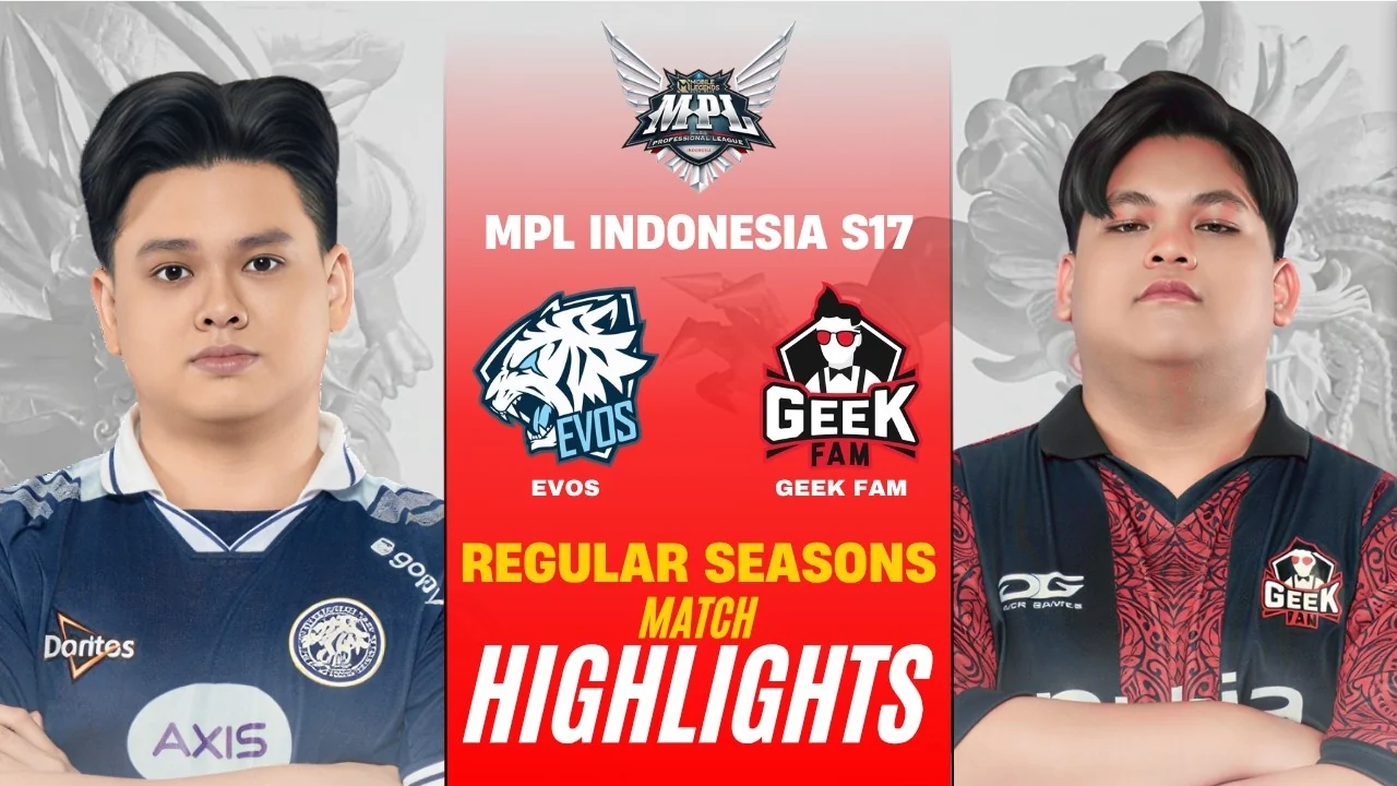 MPL ID EVOS vs Geek S17 Rekap Pertandingan Terbaik 2026