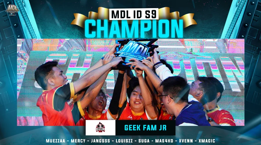 New History, Geek Fam Jr Crowned as MDL Indonesia S9 Champions